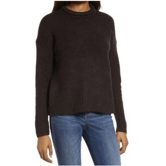 Madewell Fulton Sweater Womens Size Medium Wool Alpaca Blend Boxy Oversized‎ - Picture 1 of 14